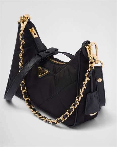 prada bow bag nylon|Prada nylon bag re edition.